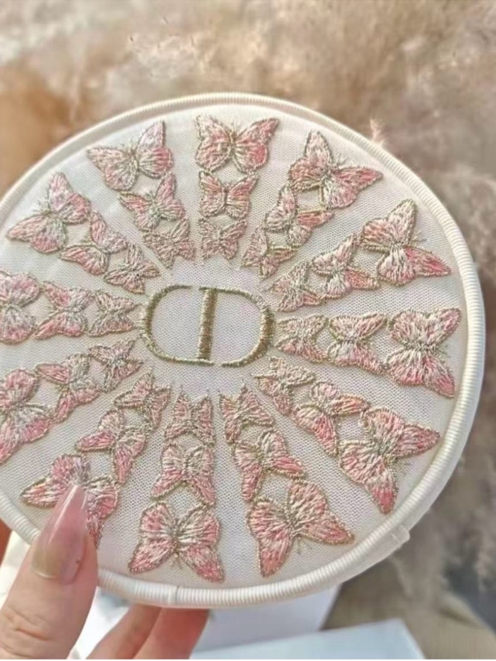 Dior beauty cosmetic bag